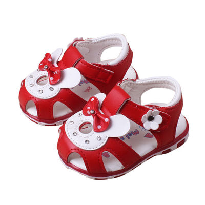 

Fashion Summer Baby Girls Sandals Breathable Anti-Slip Floral Design Shoes Toddler Soft Soled Crib Shoes 2019 New Baby Shoes