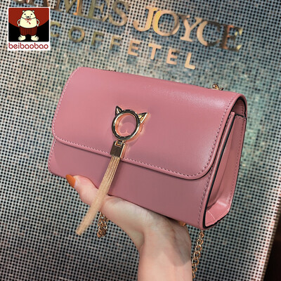 

On the new womens bag 2019 new fashion Korean version of the fashion retro single shoulder bag foreign style simple chain oblique