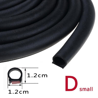 

5Meters Big D Small D Z Shape P Type Car Door Seal Strip Auto Rubber Seal Strips Waterproof Trim Dustproof Sound Insulation Weathe