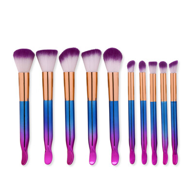

〖Follure〗10PCS Make Up Foundation Eyebrow Eyeliner Blush Cosmetic Concealer Brushes