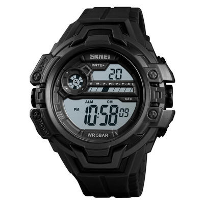 

SKMEI Mens Smart Watch Sports Digital 50M Waterproof Countdown Alarm Clock Dual Time Luminous Electronic Wrist Watch