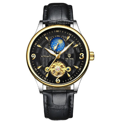 

TEVISE Automatic Men Mechanical Watch Luminous Waterproof Sport Male Clock Business Wristwatch