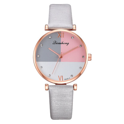 

Multicolor mirror personality watch Roman scale fashion quartz watch direct sales