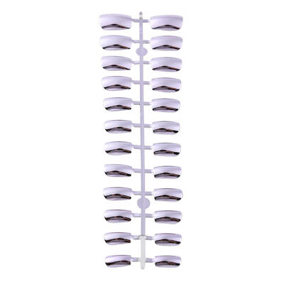 

24pcspack Short Flat-headed Fake Nails Plastic False Nail Art Nail Tips