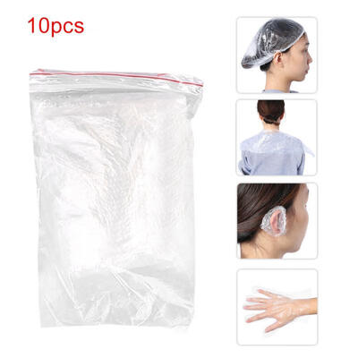 

Greensen 10 Set Disposable Salon Hair Dye Tools Shield Shower Cap Ear Cover Gloves Hair Care