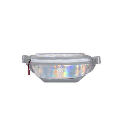 

OIWAS KiM fashion Waist pack Young waterproof Chest Bag Running Mountaineering silver KCY5474
