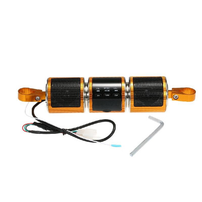 

MT487 Motorcycle MP3 Music Player BT Speaker FM Radio Waterproof Adjustable Bracket Stereo Audio Player