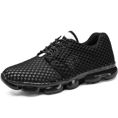 

2019 New Men Sneakers Thick Sole Breathable Mesh Running Shes for Men Platform Chunky Shoes Outdoors Walking Shoes Zapatillas