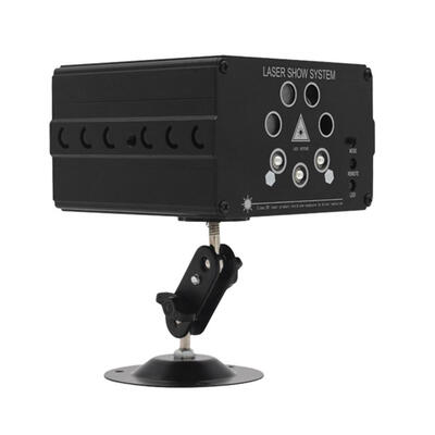 

7 Holes 120 Patterns Projector LED Laser Stage Light Voice Control DJ Lamp