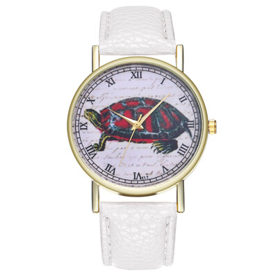 

Susenstone High Quality 2018 Hot Sale Women Fashion Tortoise Luxury Leisure Leather Stainless Steel Quartz Watch Gift &Ff