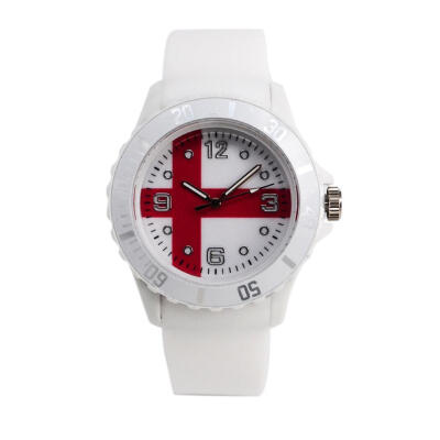 

Football World Cup Unisex Silicone Band Fashion Sports Flags Wristwatch