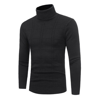 

Mens Thermal Cotton Turtle Neck Skivvy Turtleneck Sweaters Stretch Shirt Tops