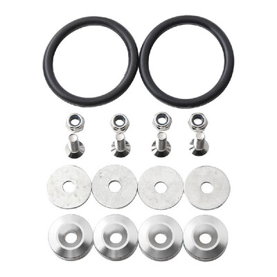 

Multiple PCS Universal Quick Release Fastener Bumper Fender Trunk Hatch Washer Screws Kit Set