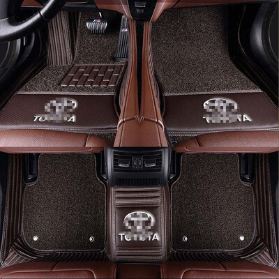 

Custom Made Car Floor Mats For Toyota All Models For PRADO RAV4 CAMRY HIGHLANDER LEVIN COROLLA REIZ CROWN Car Interior