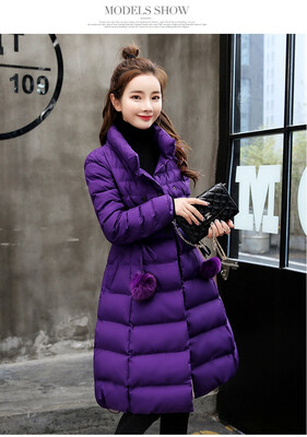

Winter 2018 new winter Korean style slim cotton-padded jacket padded jacket lady down padded jacket