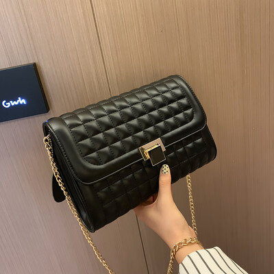 

Small fragrance rhombic bag female 2019 new wave Korean fashion wild wild chain shoulder slung small square bag