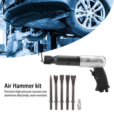 

Greensen 250mm Heavy Duty Air Compressor Pneumatic Hammer with Chisel Bits Tool Kit