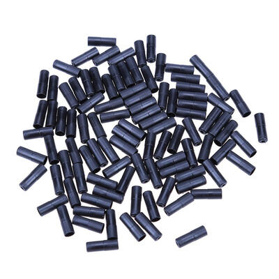 

100pcs Bike Bicycle Plastic Shift Brake Cable End Tips Caps Crimps Black