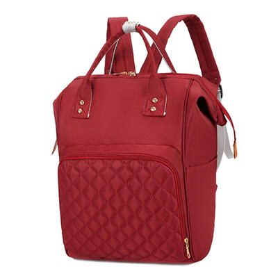 

Pure Color Mommy Travel Backpacks Big Nylon Maternity Nappy Top-handle Bags