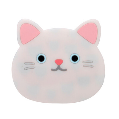 

Cute Cartoon Cat Coasters Silicone Placemat Cushion Mug Tableware Cup Tea Cup Pad Mat Creative Thicker Printing Table Mats