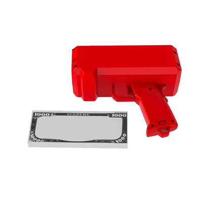 

Cash Cannon Spray Money Gun Make It Rain Money Toy Spit Banknotes Gun Red Christmas Gift SDecompression Fidget Toys