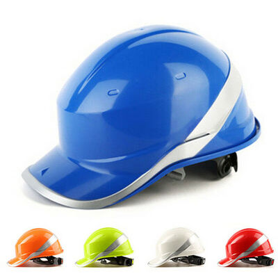 

Delta Plus DIAMOND V UP Safety Helmet Hi Vis Builders Hard Hat with Chin Strap