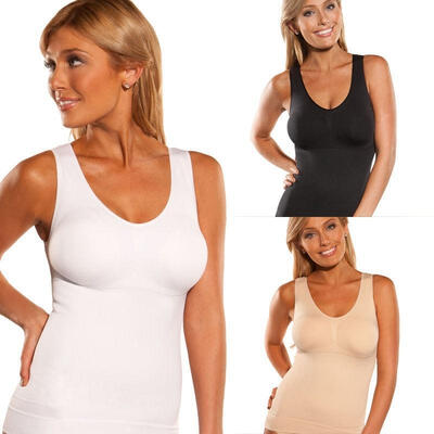 

Tummy Fat Slimming Waist Trainer Vest Top Women Corset Plus size For Weight Loss