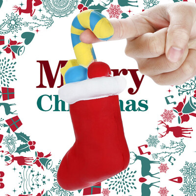 

Gotoamei Squishies Christmas Stockings Gift Slow Rising Fruits Scented Stress Relief Toy