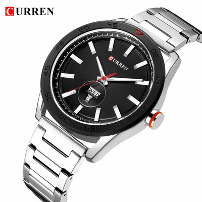 

Gobestart Mens Waterproof Quartz Watch Round Business Calendar Watch Fashion Watch