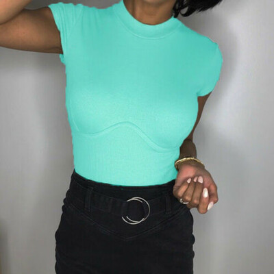 

Women Short Sleeve T Shirts Fashion Ladies Summer Casual Blouse Tops Shirt