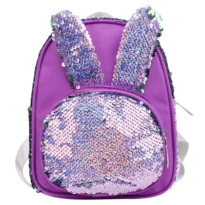 

Tailored Women Ladies Girls Fashion Sequins Ear School Handbag Shoulder Backpack Bags