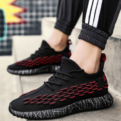 

PUIMENTIUA Man Sneakers Breathable Casual No-slip Shoes Lace up Wear-resistant Summer Outdoor Sport Trainers air mesh Shoes