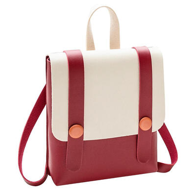 

Women Small Backpack Preppy Leather Handbag Travel School Shoulder Bags