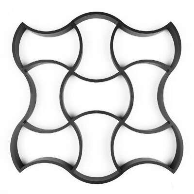 

Paving Path Border Maker Path Molder Reusable Concrete Cement Stone Design Paver Walk Mould DIY Reusable Concrete Brick Mold