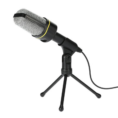 

Desktop Microphone with Tripod Professional Podcast Studio Microphone For LaptopPC 35mm Jack21M-Cable For Recording Vocals