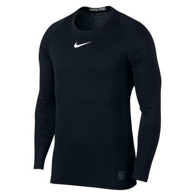 

Nike NIKE Mens Skinny Long Sleeve NIKE PRO TOP Training Fitness Wear 838082-010 Black  Code