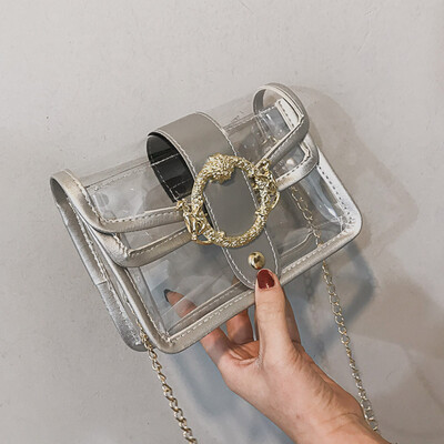 

Tailored Womens Wild Shoulder Bag Transparent Messenger Bag Jelly Bag Mobile Phone Bag