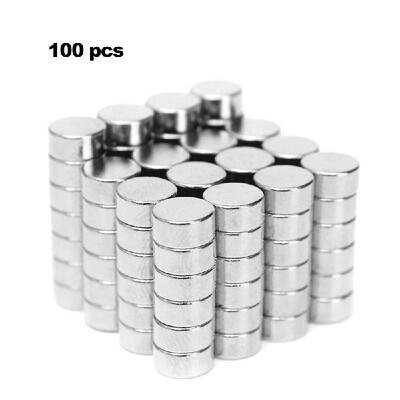 

100Pcs Mini Size 6x3mm N50 Rare Earth Neodymium Magnety Strong-magnetic for Whiteboard Refrigerator DIY Crafts Science&Office