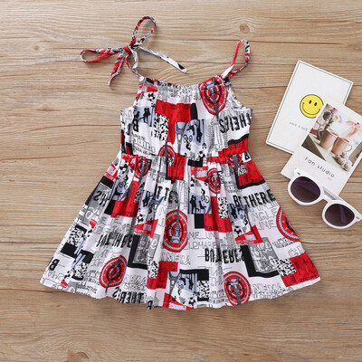 

Toddler Baby Girl Princess Floral Sunflower Beach Party Casual Dress Clothes