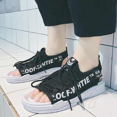 

2019 new summer sandals&slippers mens drag casual hole tide slippers Korean version of the trend personality outdoor sandals wear