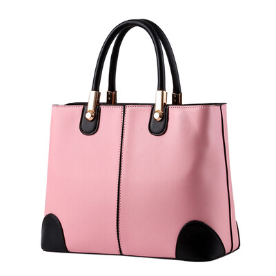 

Tailored Fashion Women Stitching Crossbody Bag Shoulder Bag Handbag Messenger Bag Black