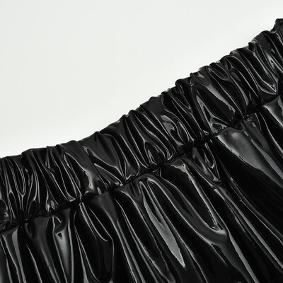 

New Sexy Women PU Leather Leggings Elastic High Waist Stretch Bodycon Slim Pants Trousers Tights Black