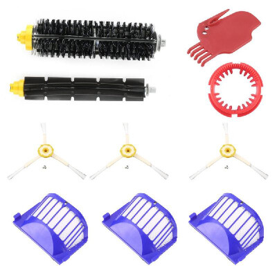 

Replacement Parts 6Pcs Side Brushes 4Pcs HEPA Filters 2Pcs Front Debris Extractor 2Pcs Rear Debris Extractor for Roomba 800