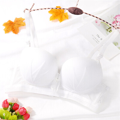 

〖Follure〗Sexy Lace Bra Without Underwire Sexy Deep Girl Lace Bow On Development Underwear