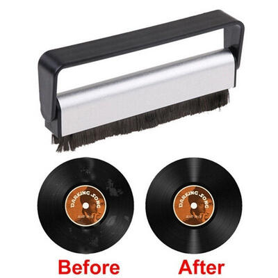 

NEW Carbon Fiber Record Cleaner Cleaning Brush Vinyl Anti Static Dust Remover