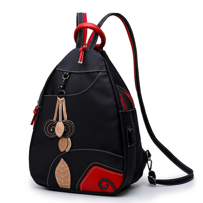 

Shoulder bag ladies nylon waterproof backpack fashion travel Mummy bag