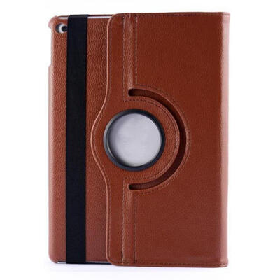 

360 Degree Rotated PU Leather Litchi Pattern Protective Case Stand for iPad