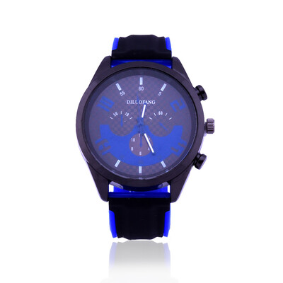 

Mens silicone sports watch personality scale