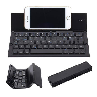 

Triple Folding Wireless Bluetooth Keyboard for iOSAndroid PhoneTablet PC