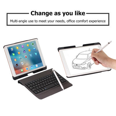 

Waterproof Smart Flip Bluetooth30 Wireless Keyboard Case for iPad 97 2018